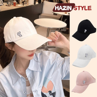 Mũ Lưỡi Trai Hở Đầu Nữ HAZIN Chữ P, Mũ Búi Tóc Đuôi Ngựa Chống Nắng Hàn Quốc Thời Trang