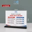 Bảng mica để bàn A4 A5 A6 ngang, Menu mica trong suốt, Bảng quét mã QR để bàn