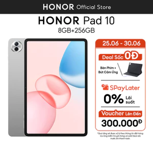 Máy Tính Bảng Honor Pad 10 8GB + 256GB, Snapdragon 7 Gen3, Màn Hình 12.1 Inch, Pin 10100 mAh, Bảo Hành 18 Tháng