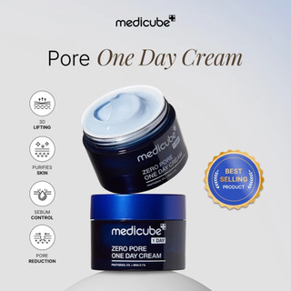 Kem dưỡng Medicube Zero Pore One Day Cream 50ml/thu nhỏ lỗ chân lông/cho da dầu mụn