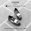 Giày nam da bò Derby Wingtip LEMANS Black White, tăng cao 4cm đế thơm BH 24T
