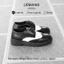 Giày nam Derby Wingtip LEMANS Black White - Da bò - Đế cao su thơm cao 4cm - BH 24T