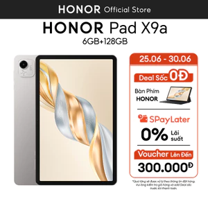 Máy Tính Bảng Honor Pad X9a Wifi 6GB+128GB| Pin 8300mAh| Chip Snapdragon 685| BH 18 Tháng