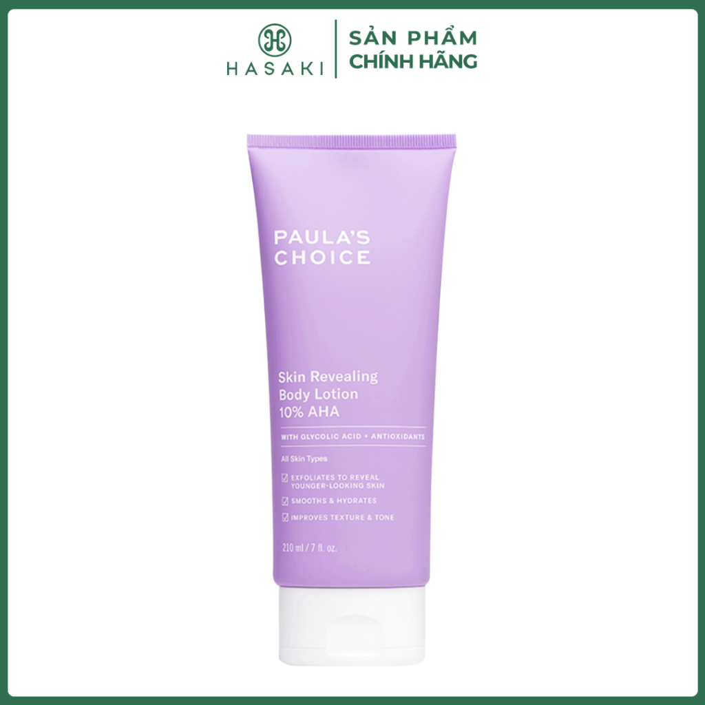 Kem Dưỡng Thể Paula’s Choice 10% AHA Làm Sáng Da 210ml