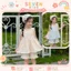 Set bộ bé gái mùa hè sát nách xếp ly họa tiết hoa nhí dễ thương, đồ bộ đùi cho bé thoáng mát mùa hè S11