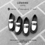 Giày nam Chunky PENNY LOAFER Black White LEMANS T12.2 - đế cao su tăng cao 5cm, Da bò, BH 12T