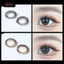 Lens mắt Jena Brown màu nâu viền đậm nổi bật - size vừa, thương hiệu Babiee Hàn Quốc, hsd 12 tháng