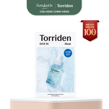 [NHẬP KHẨU] [Miếng lẻ] Mặt nạ giấy dưỡng ẩm sáng da Torriden Mask 25ml - Miếng lẻ