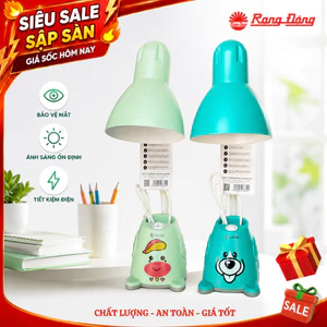 Đèn học chống cận, đèn bàn học Rạng Đông RD-RL-24.V2 bảo vệ thị lực cho bé ánh sáng dịu mắt