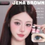 Lens mắt Jena Brown màu nâu viền đậm nổi bật - size vừa, thương hiệu Babiee Hàn Quốc, hsd 12 tháng
