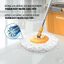 1: Bộ Lau Nhà Xoay 360 Độ Cao Cấp SUNHOUSE KS-CL350PO / CL330IB / KH-CL330S - Thùng Vắt Inox Thông Minh, Bền Đẹp