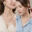 Dây Chuyền Ngọc Trai Nhân Tạo 2 Sợi Vòng Cổ Áo Dài Xinh Xắn Cho Nữ - DAISYN