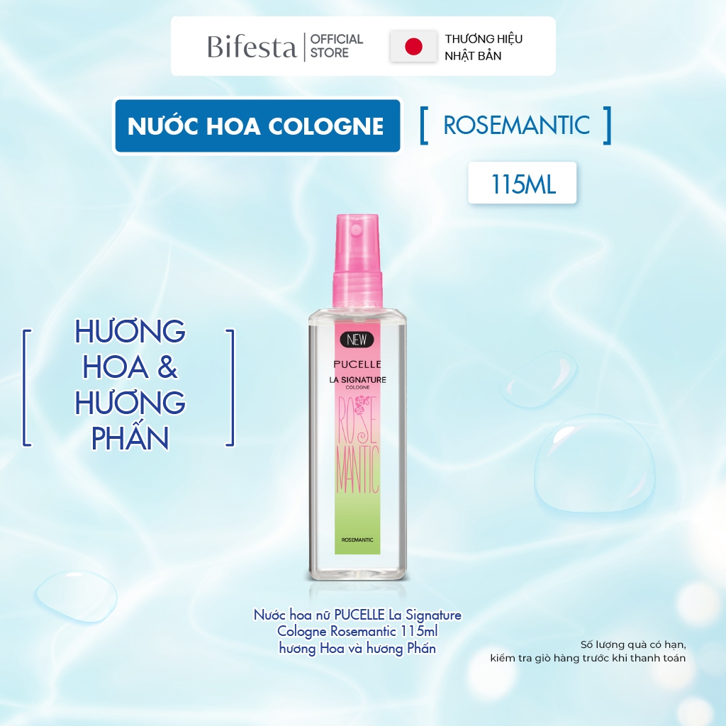 Nước hoa PUCELLE La Signature Cologne Rosemantic 115ml