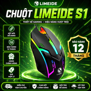 Chuột Gaming Limeide S1 LED 7 Màu USBDPI 1000 Chuột Máy Tính Giá Rẻ Bảo Hành 12 Tháng