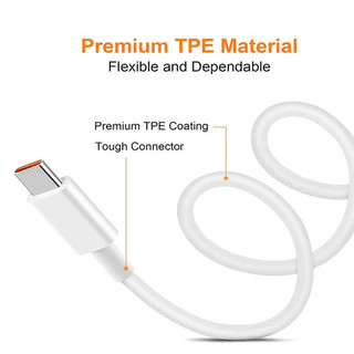 Bộ sạc nhanh Xiaomi 120W 67W 6A kèm cáp USB-C cho Xiaomi 11T 11T Pro POCO X3 F3 F4 F5 Redmi Turbo Fast Charging