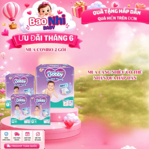 Tã Quần BOBBY Ultra Gói Lẻ Siêu Khô Thoáng 100% Cho Bé Size XS70, S80, M76, L68,XL62,XXL56, Khô thoáng cho da bé