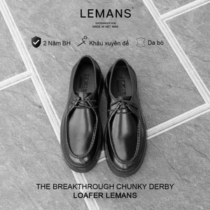 Lemans TBKT.2 - BST độc quyền, đế cao su 6cm, Da bò BH 24T