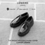 Giày da Breakthrough Chunky Derby Loafer LEMANS - BST thiết kế độc quyền, Đế cao su 6cm Da bò nguyên tấm BH 24 Tháng