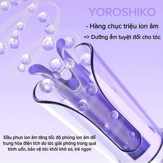 [CHIẾN DỊCH 20 NGÀY ] máy uốn tóc cao cấp ION ÂM , làm xoăn tóc nhanh trong 30s LCN- RYO TECH