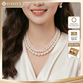 [ DAISYN ] N756 dây chuyền ngọc trai nhân tạo dây hạt 4li-8li-10li ngọc trai nhân tạo xinh