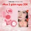 Phấn Má Hồng SIVANNA COLORS Đơn Sắc Tạo Khối Làm Sáng Da Tự Nhiên Kèm Mút Trang Điểm HF747