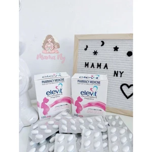 Vitamin Tổng Hợp Elevit Bayer Cho Bà Bầu (100 Viên)