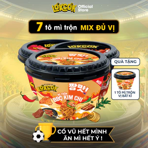 Combo 7 Tô Mì Trộn LOKCOK Đủ Vị - Thực Thần Đường Phố