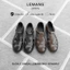 Dép Rọ nam da bò Lemans - Buckle Sandal BK01.3 - đế Mckay cao 2.2cm bảo hành 24 tháng