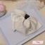 Kẹp Tóc Càng Cua Bọc Vải Chấm Bi Phồng To - Kẹp Càng Cua Lụa Satin Cao Cấp Phong Cách Hàn Quốc Vintage Ting