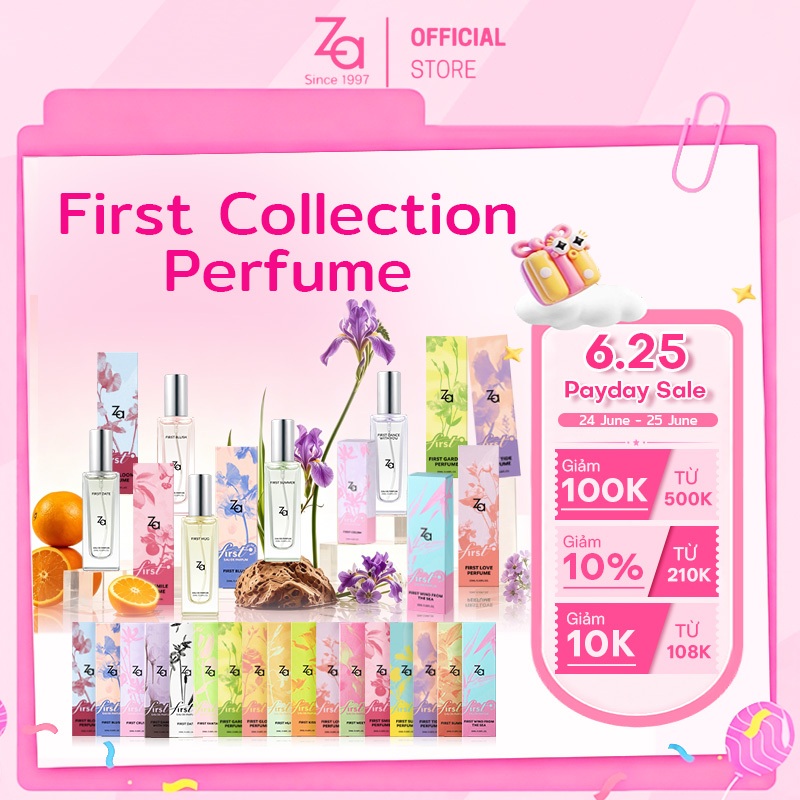 Za First Collection Perfume 20ml - Hương Thơm Lâu Dài Với 10 Hương Thơm Quyến Rũ