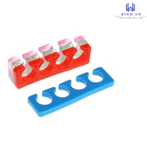 Kẹp Tách Ngón Chân Nail Chất Liệu Silicon Dẻo Cao Cấp - Bộ Đôi Kẹp Tách Ngón, Chuyên Dụng Trong Ngành Nail [ Bình An ]