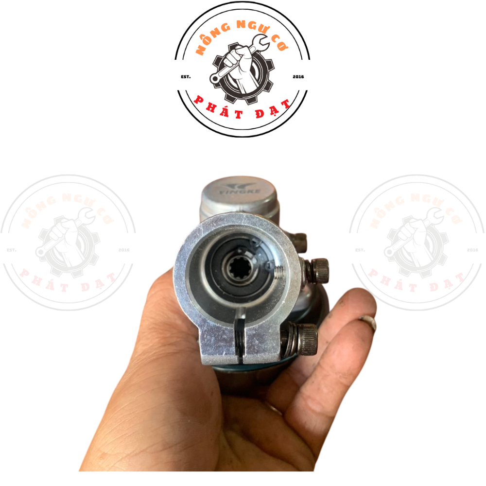 Đầu bò / Đầu dao máy cắt cỏ YINGKE cao cấp, phi 28mm 7 khía, bạc đạn Nhật, bền, êm ái