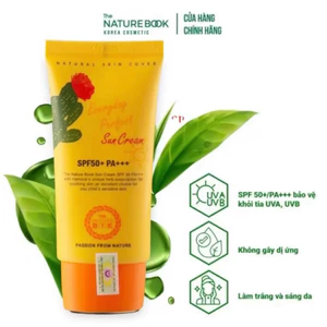 Kem Chống Nắng Hàn Quốc The Naturebook 70g Spf50, Pa +++ Kiềm Dầu Dành Cho Da Dầu Da Nhạy Cảm