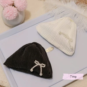 Kẹp Càng Cua Nơ Đôi Vải Xếp Ly Đính Ngọc Trai Sang Chảnh - Kẹp Tóc Nơ Bướm Cao Cấp Cho Nữ Đi Tiệc Đi Cafe