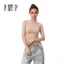 Áo thun body nữ cổ lọ tay lửng cổ cao 6cm dáng dài co giãn POMTOP chất vải Borip Cotton mềm mịn TD19