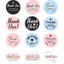 Combo 500 Tem Thank You Card 3cm Decal Nhựa Chống Nước - In Tem Nhãn Theo Yêu Cầu, Bế Sẵn