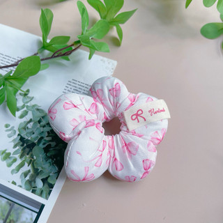 Cột tóc hình bông hoa, scrunchies hoa màu sắc mùa hè cho bé