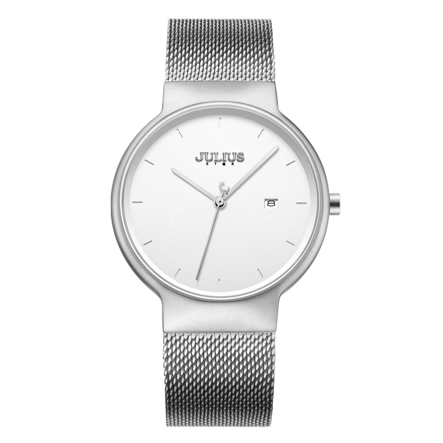 Đồng Hồ Cặp JS-009 Julius Hàn Quốc Dây Thép 5 màu