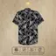 Áo Sơ Mi Lụa Họa Tiết Lá Mùa Hè, Cuban Shirt Chất Lụa Tuyết Mềm Mịn, Thoáng Mát, Thấm Hút Tốt, Chống Nhăn, Size 50-100kg