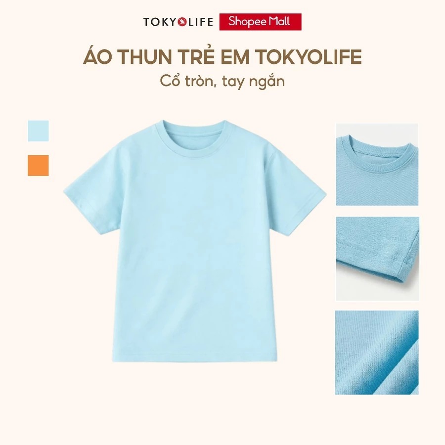 Áo thun  unisex nam nữ trẻ em  TOKYOLIFE  mềm mại co giãn thấm hút tốt 40004314