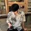 Áo Sơ Mi Lụa Họa Tiết Hoa Và Bướm, Cuban Shirt Chất Lụa Tuyết Mềm Mịn, Mát, Thấm Hút Tốt, Chống Nhăn - Size 50-100kg