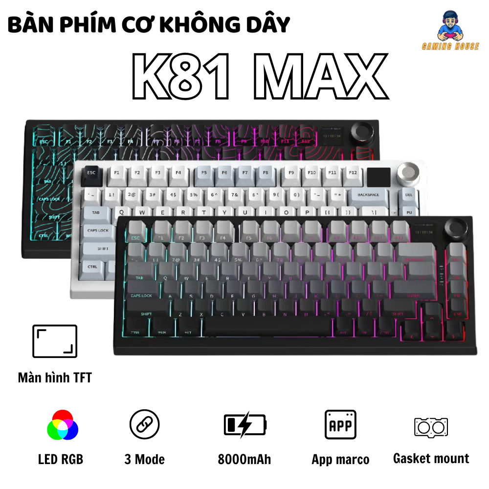 Bàn phím cơ ATAS K81 Max