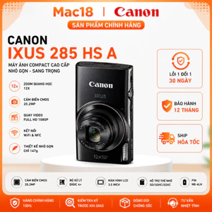 Máy Ảnh Canon IXY 650 - IXUS 285 HS A | Bảo Hành Chính Hãng 12 Tháng | TUN CAMERA MAC18