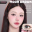 Lens mắt Moon Brown màu nâu sữa tự nhiên - size nhỏ, thương hiệu Babiee Hàn Quốc, hsd 12 tháng