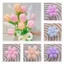 Đũa Dài Màu Pastel Nhà Bo, Bóng Dài Tạo Hình Nghệ Thuật, Tạo Hình Bông Hoa