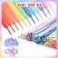 Đũa Dài Màu Pastel Nhà Bo, Bóng Dài Tạo Hình Nghệ Thuật, Tạo Hình Bông Hoa
