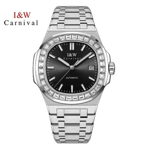 Đồng Hồ Nam Chính Hãng I&W Carnival 750G2-T5 Full Box Chống Nước Kính Sapphire (Máy Cơ Tự Động)