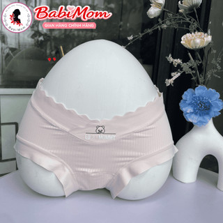 Quần lót bầu và sau sinh cạp chéo không viền chất Su Tăm Lạnh, thông hơi, đáy cotton kháng khuẩn, QL03