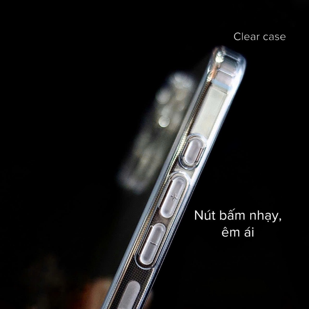 Ốp lưng J-Case silicon dẻo trong suốt bảo vệ camera dành cho ip 17 promax 16 promax 16 pro 15 promax 14 promax 13 promax