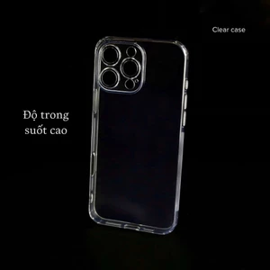 Ốp lưng J-Case silicon dẻo trong suốt bảo vệ camera dành cho ip 17 promax 16 promax 16 pro 15 promax 14 promax 13 promax